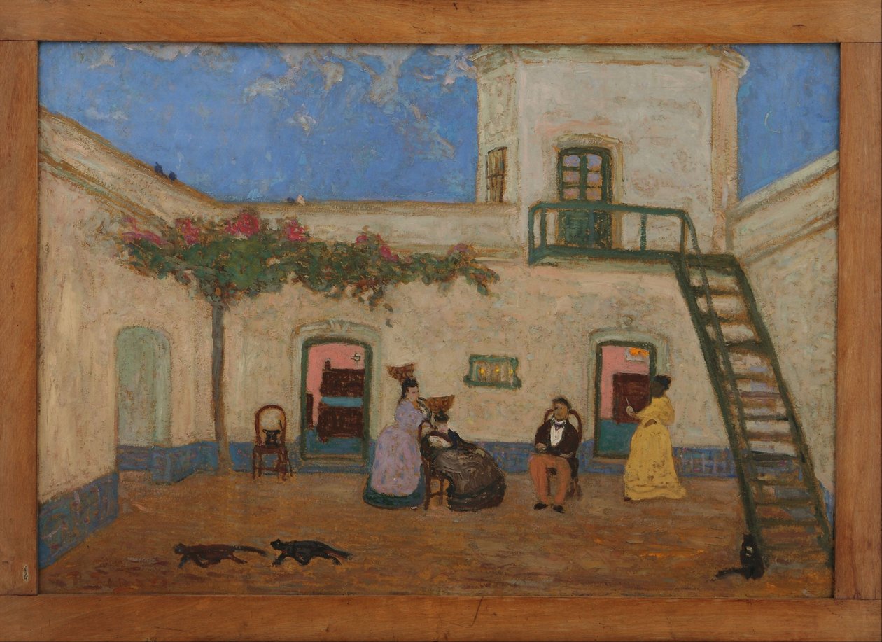Uteplatsen eller enhetlig uteplats av Pedro Figari