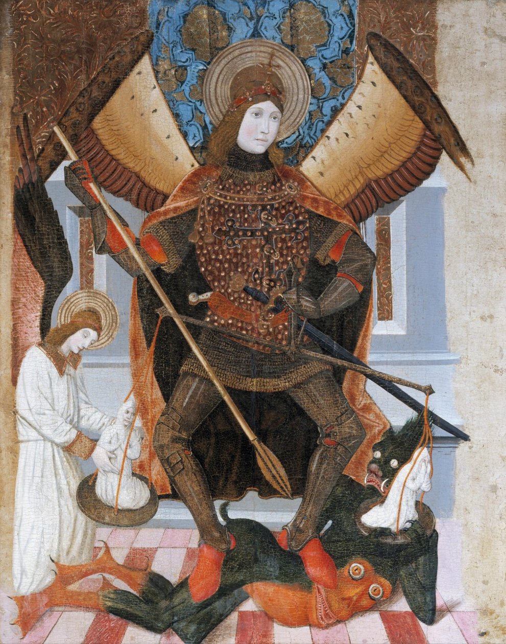 Archangel Michael av Pedro García de Benabarre