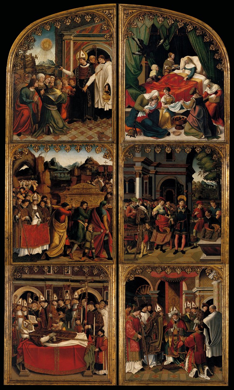 Doors of the Altarpiece of Saint Eligius av Pedro Nunyes