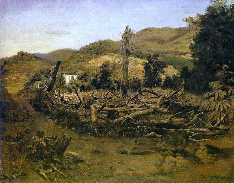 Felling of trees  av Pedro Weingärtner