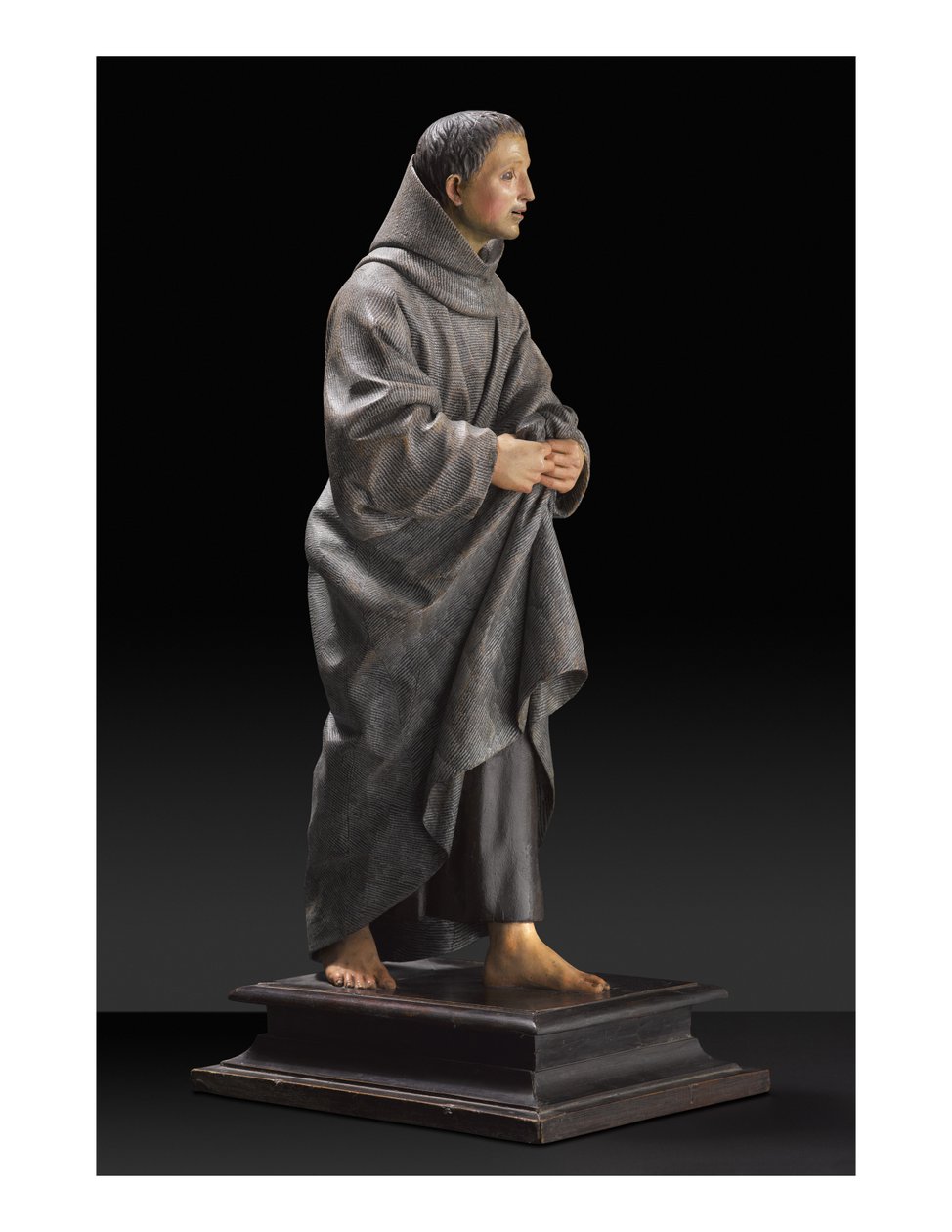 San Diego of Alcala, ca 1665-70 (polykromt trä) av Pedro de Mena