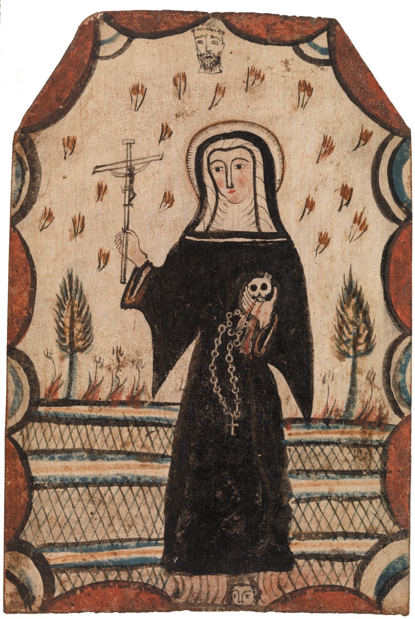 Sankta Rita av Cascia (Santa Rita de Cascia) av Pedro Antonio Frésquis