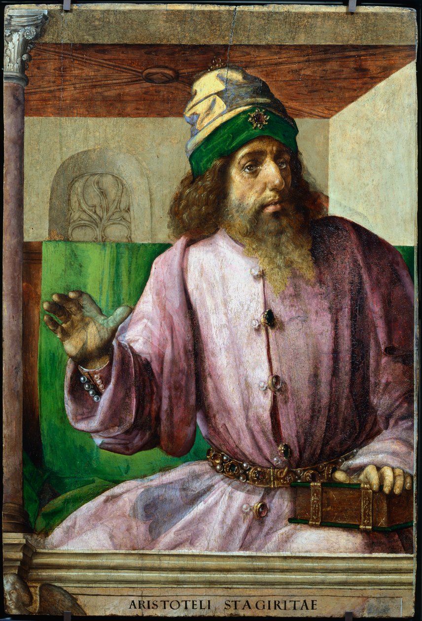 Aristoteles, antik grekisk filosof och vetenskapsman, c1470-c1504 av Pedro Berruguete