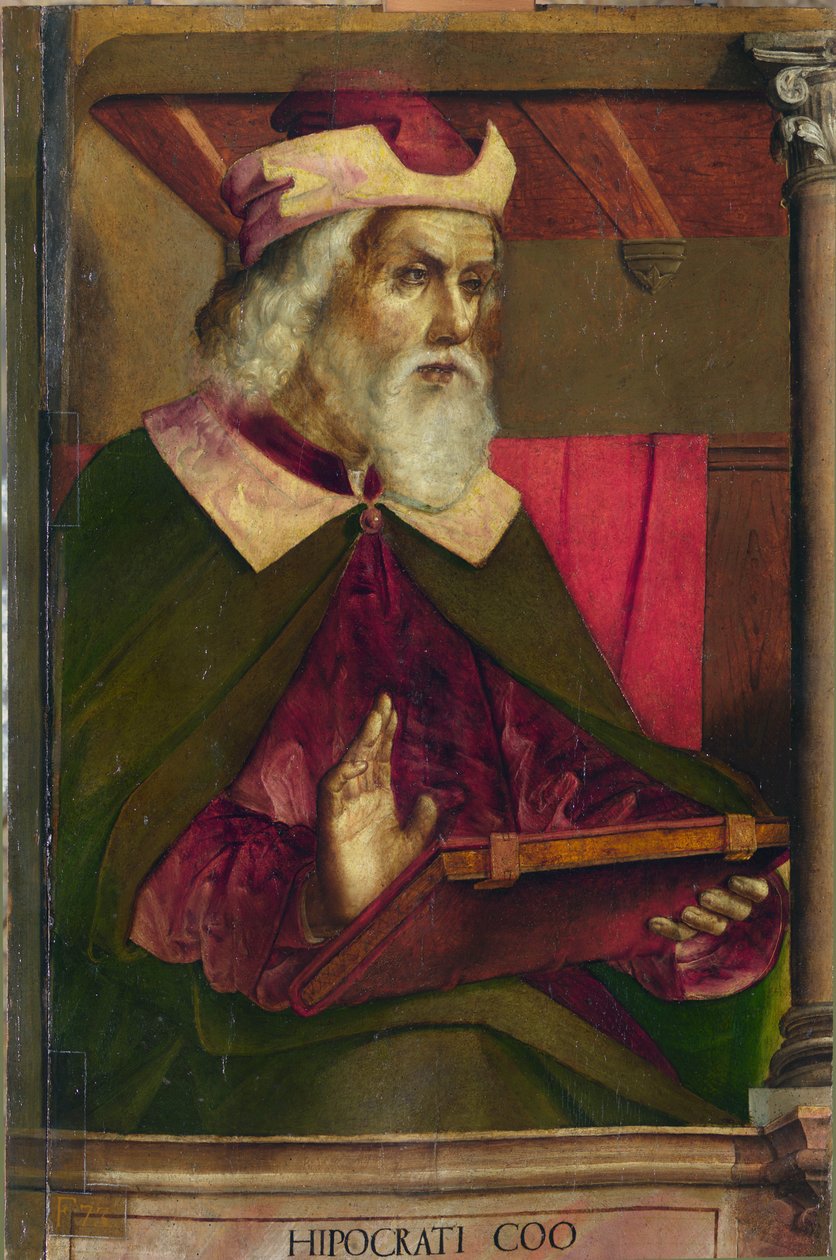 Hippokrates, ca 1473-75 (olja på trä) av Pedro Berruguete
