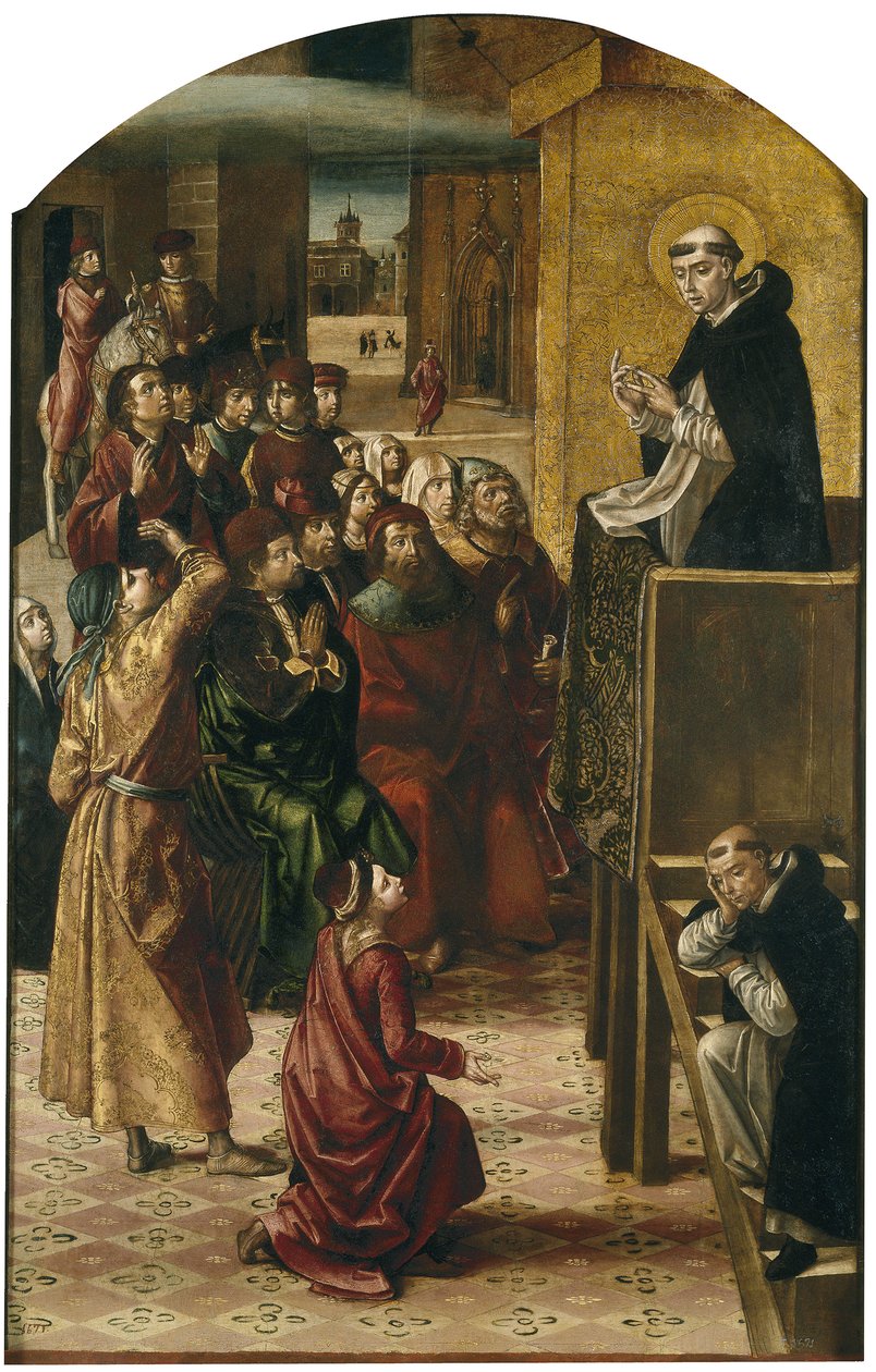 Molnets mirakel, 1493-1499 av Pedro Berruguete