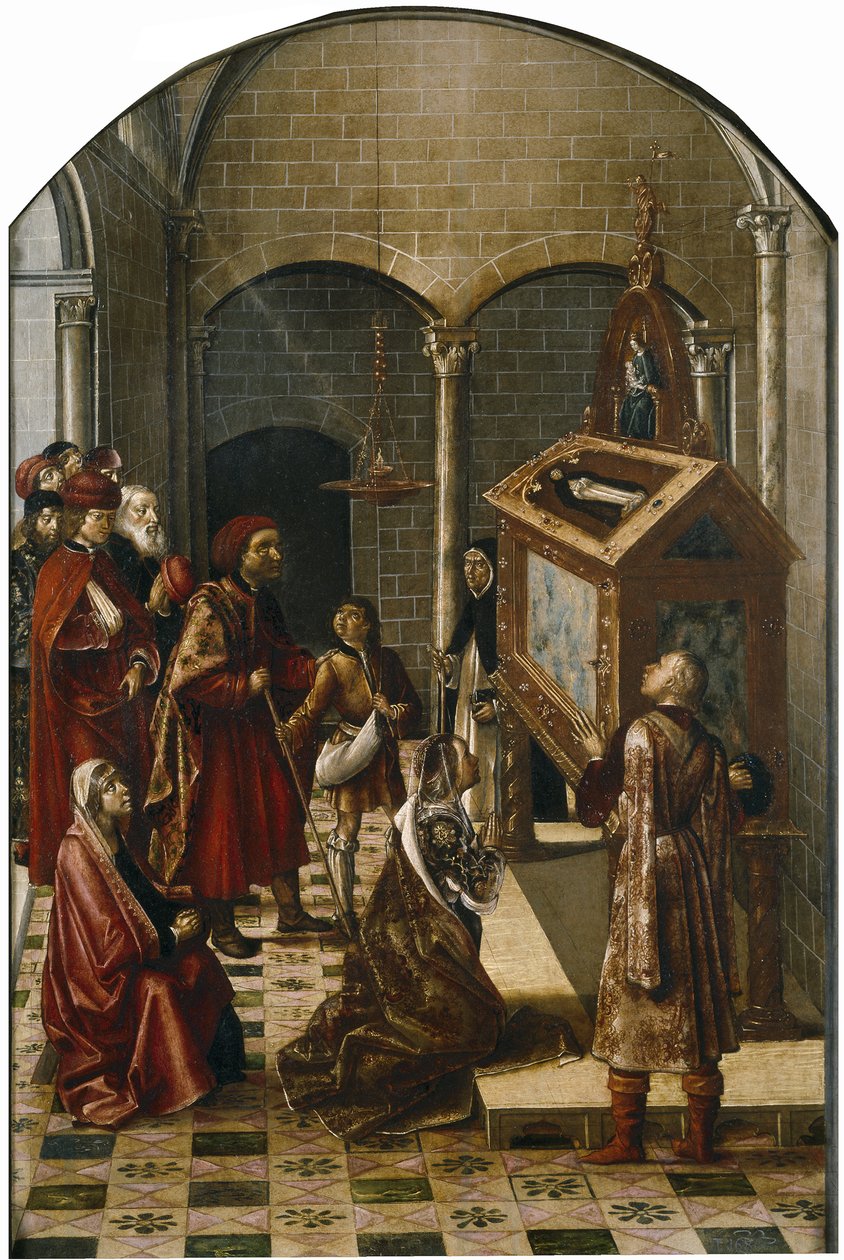 Sankt Peters martyrs grav, 1493-1499 av Pedro Berruguete