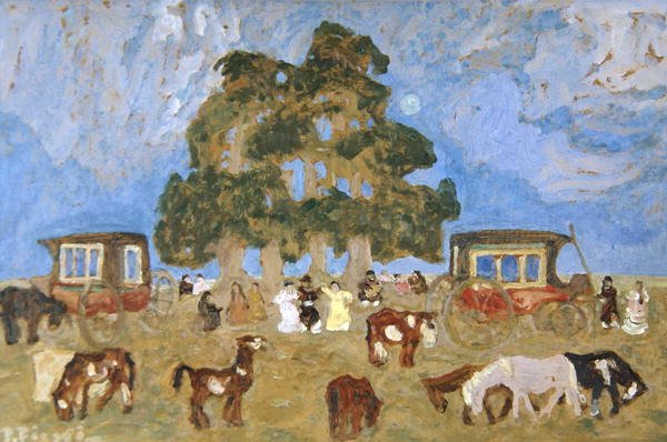 Möte på vägen av Pedro Figari