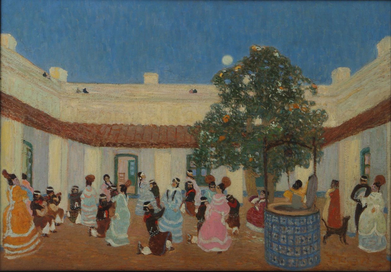 Uteplats av Pedro Figari
