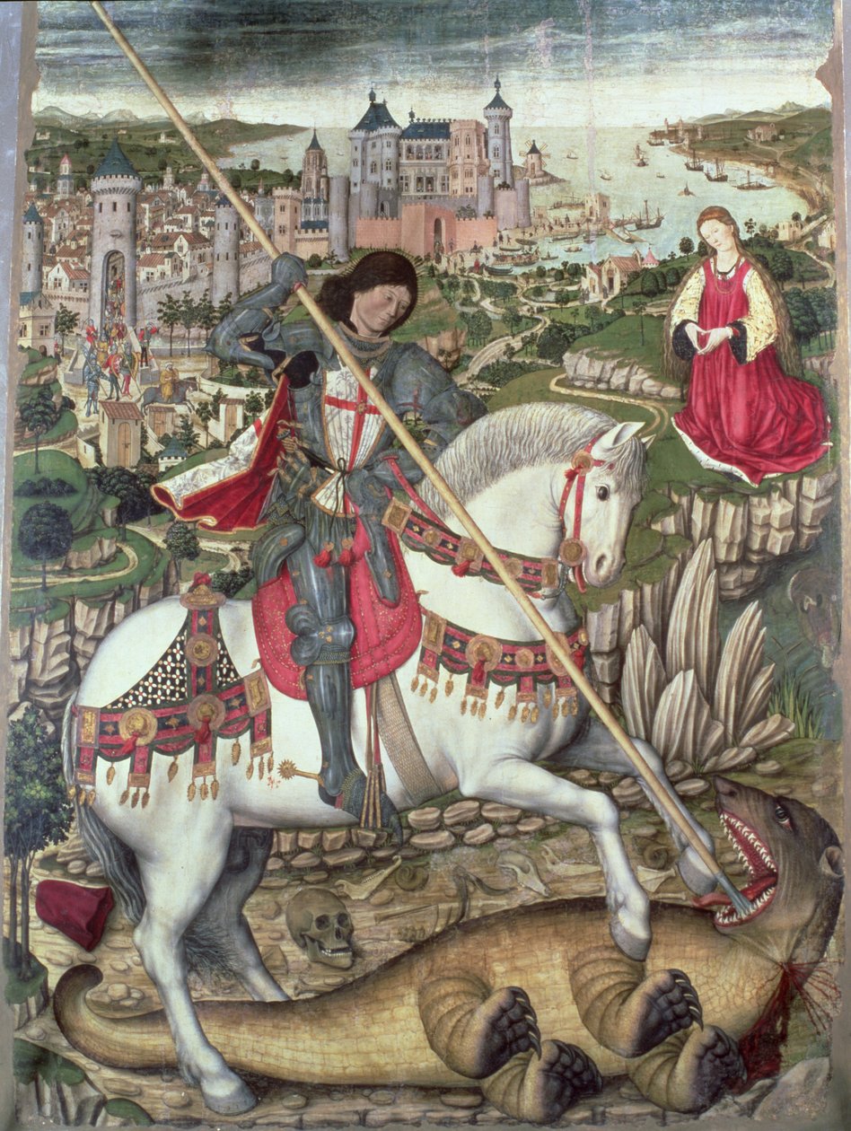 St George och draken av Pedro Nisart