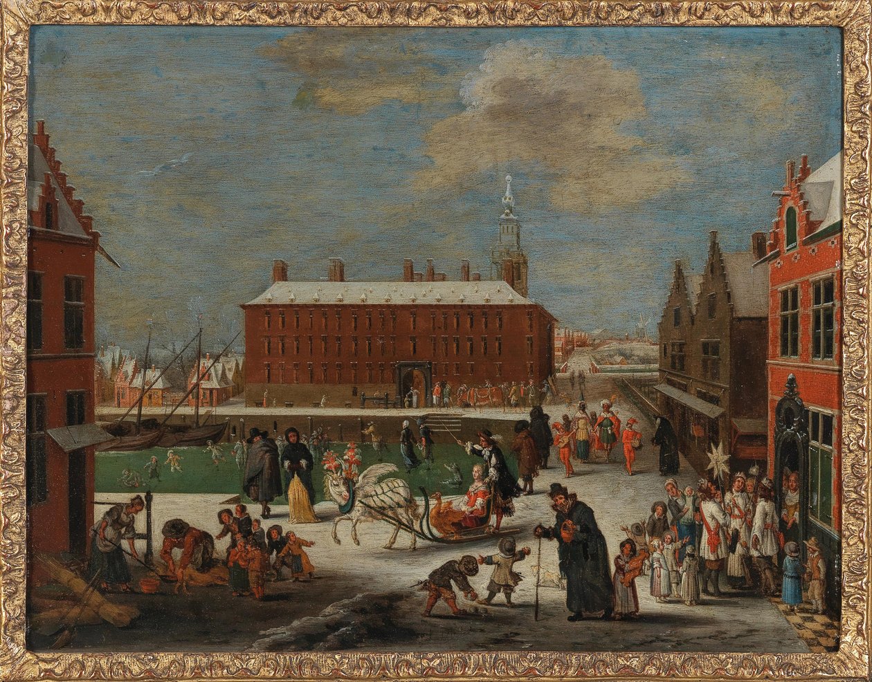 Vinter i en stad. av Peeter Gysels