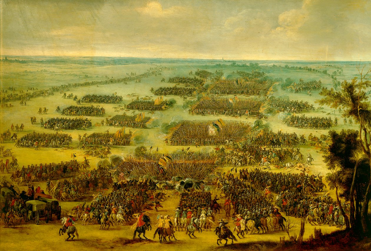 Slaget vid Prince of Orange, målning av Pieter Snayers (1592-1666 av Peeter Snayers