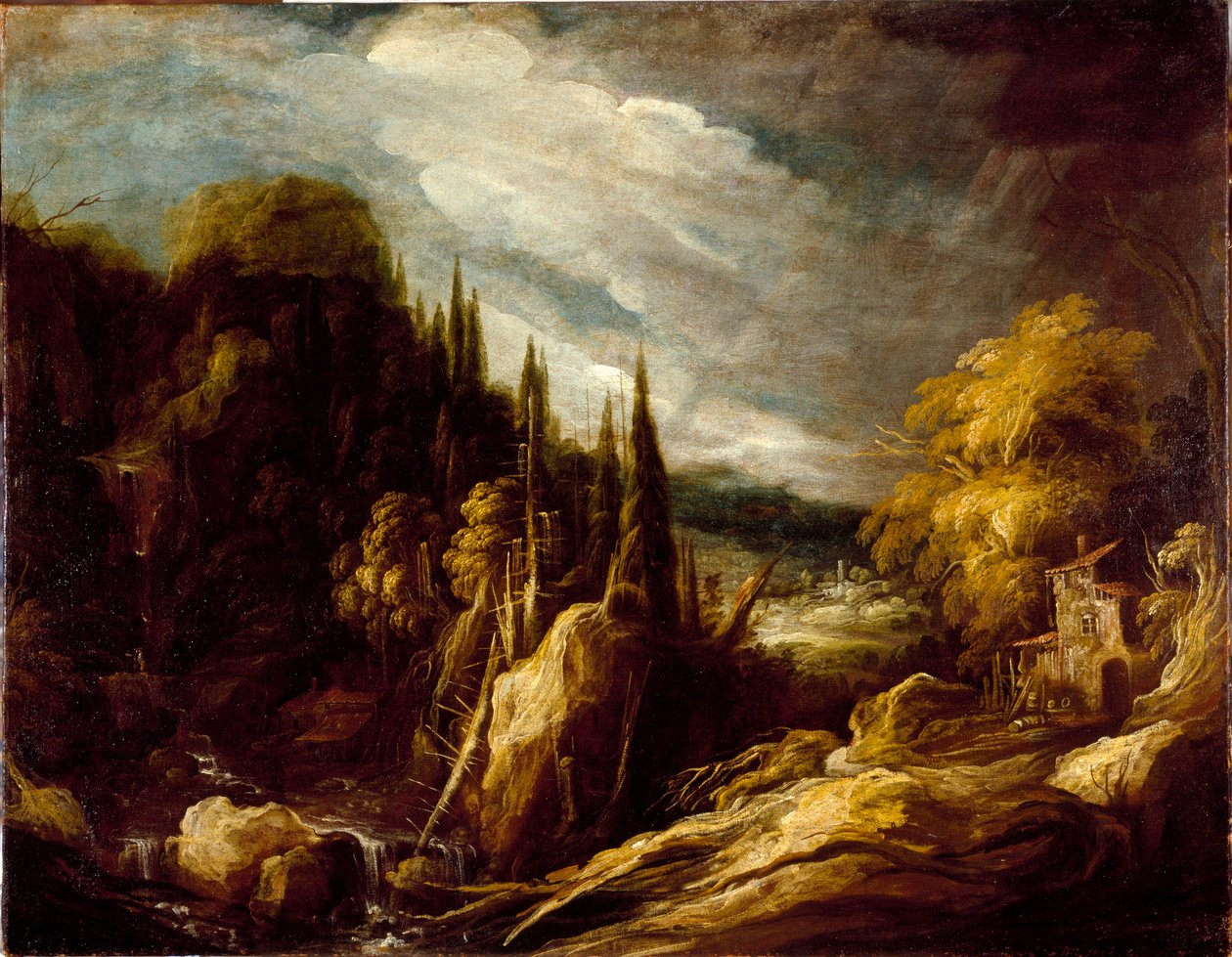 Bergslandskap av Peeters the Elder Gillis
