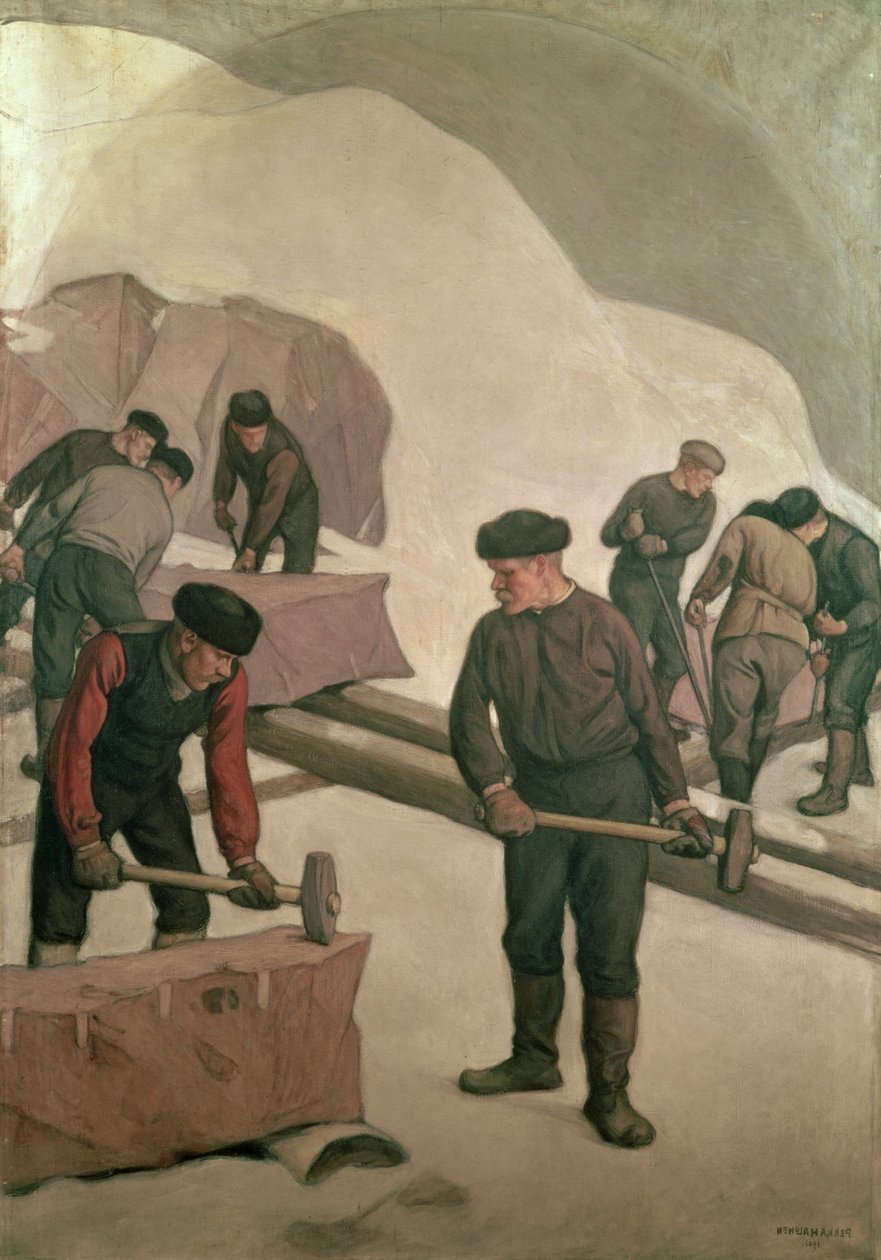 Stenbrytare, 1903 av Pekka Halonen