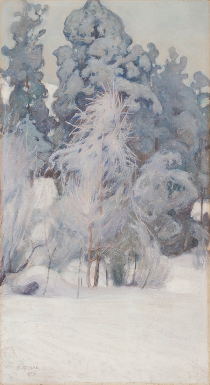 Vinterlandskap av Pekka Halonen