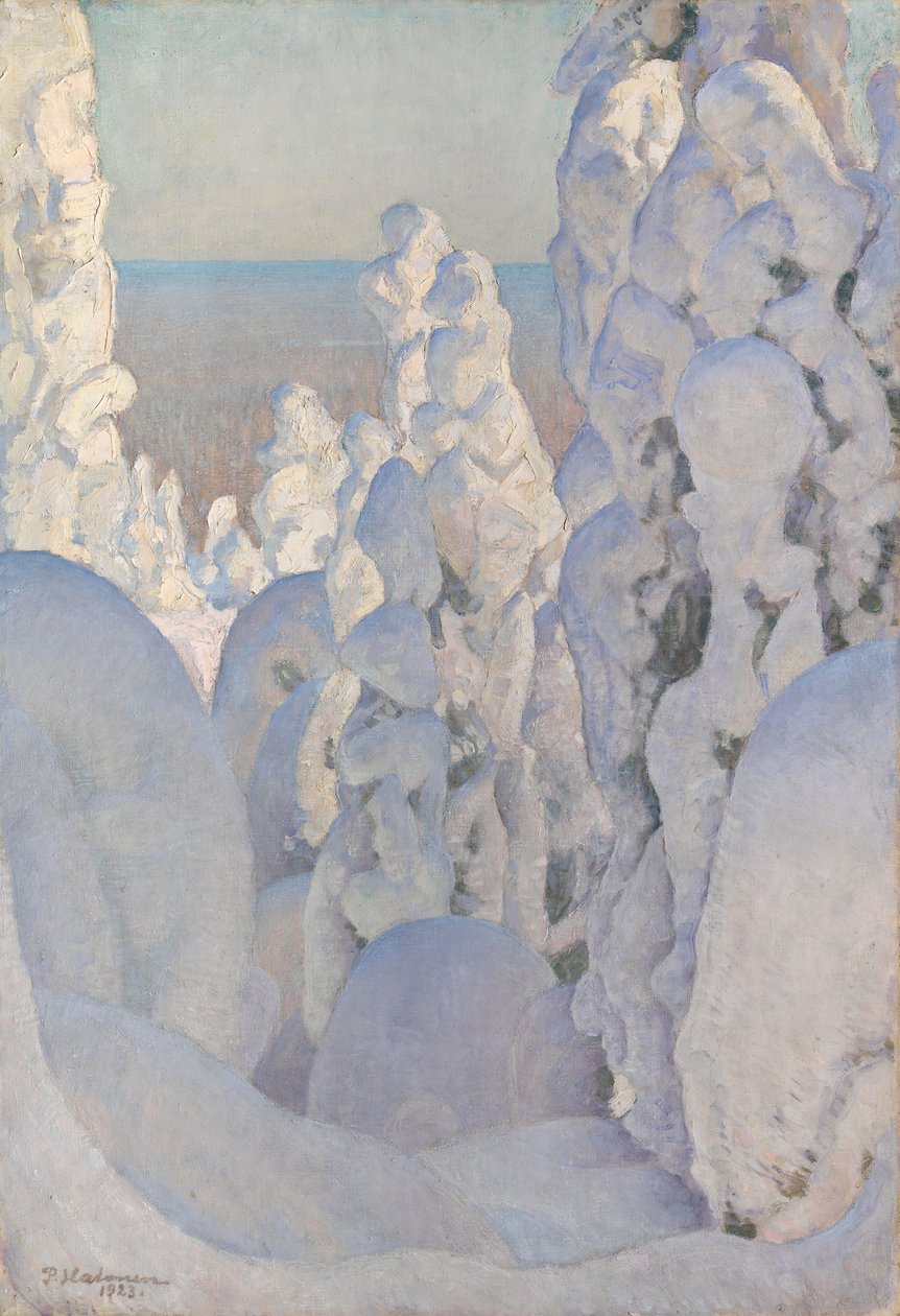 Vinterlandskap, Kinahmi av Pekka Halonen