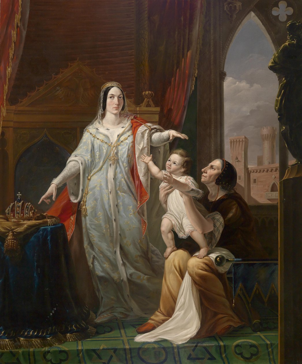 Das königliche Schicksal des Infanten Friedrich II von Hohenstaufen im Kindesalter av Pelagio Palagi