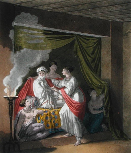 Prinsessan Orozo Tishai av staden Adowa, Abessinien och hennes kvinnor, skylt 13 från 