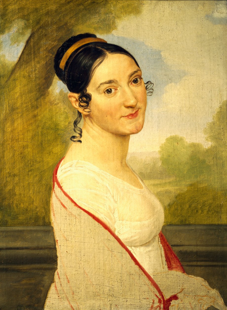 Porträtt av Teresa Tambroni Cuty, ca 1815 (olja på duk) av Pelagio Palagi