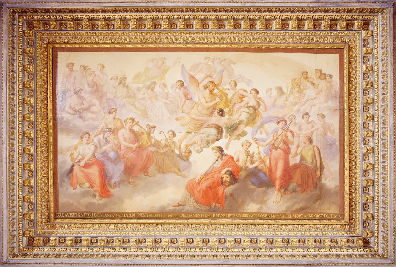 Apollons triumf, av Pelagio Palagi (1775-1860) av Pelagio Palagi