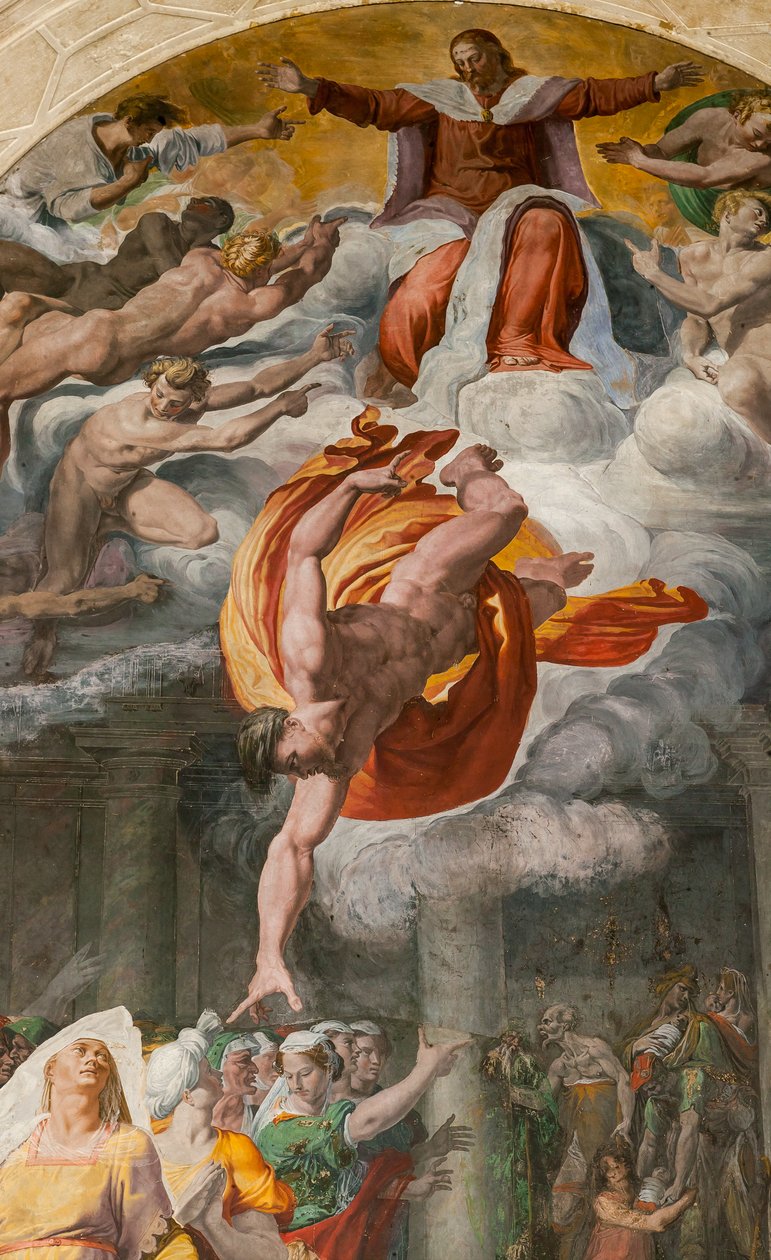 Tillkännagivandet av baptistens ankomst, Poggi kapell av Pellegrino Tibaldi