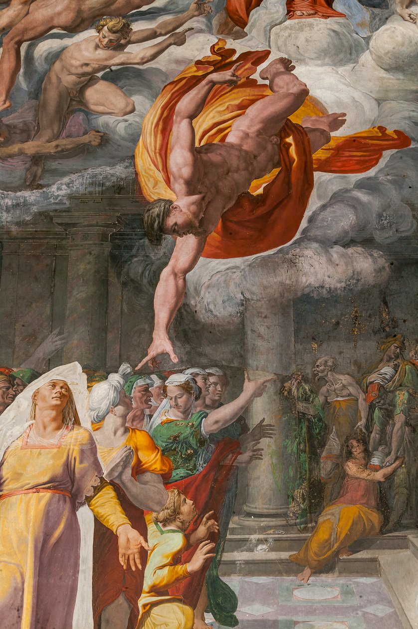 Tillkännagivandet av baptistens ankomst, Poggi kapell av Pellegrino Tibaldi