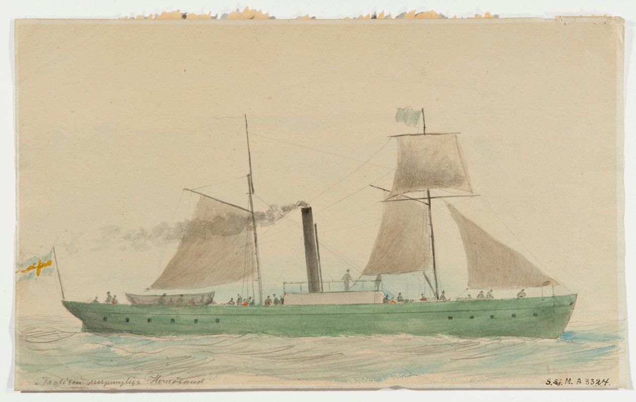 Angfartyget HERNOSAND av Per Wilhelm Cedergren