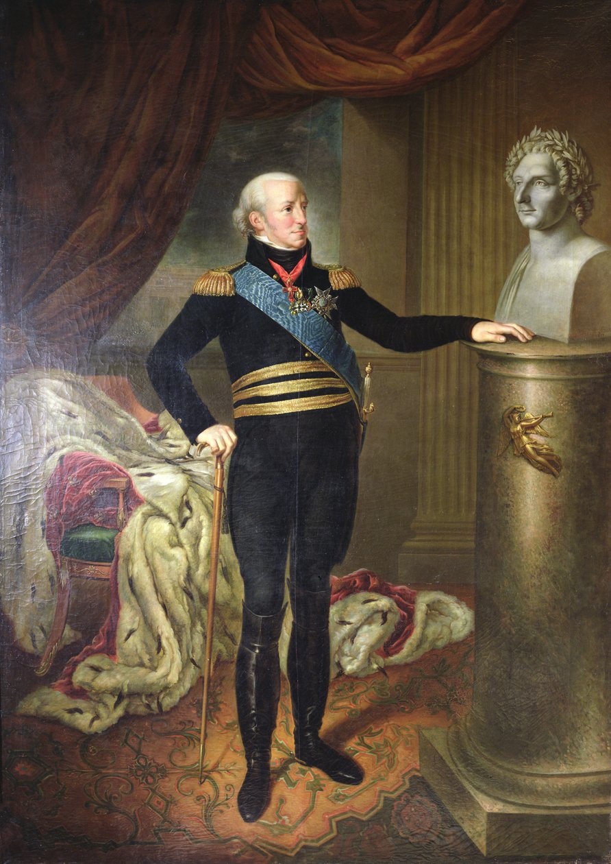 Carl XIII av Sverige (olja ombord) av Per Krafft