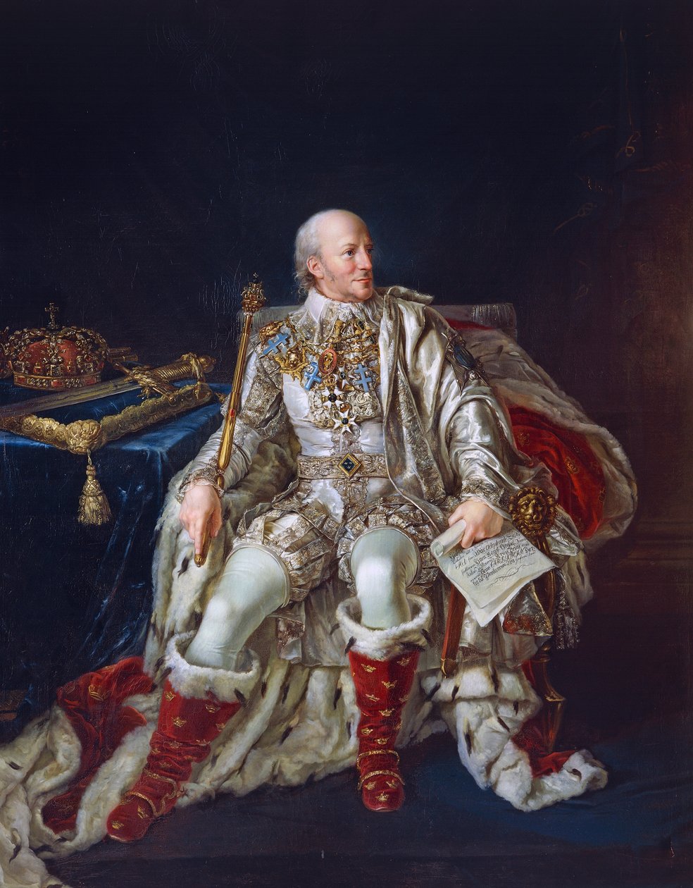 Porträtt av Karl XIII av Sverige (Stockholm av Per Krafft