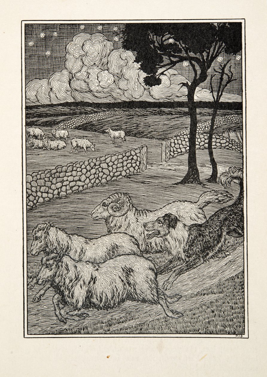 En hundfårstjälare, från Hundra anekdoter av djur, pub. 1924 av Percy J. Billingshurst