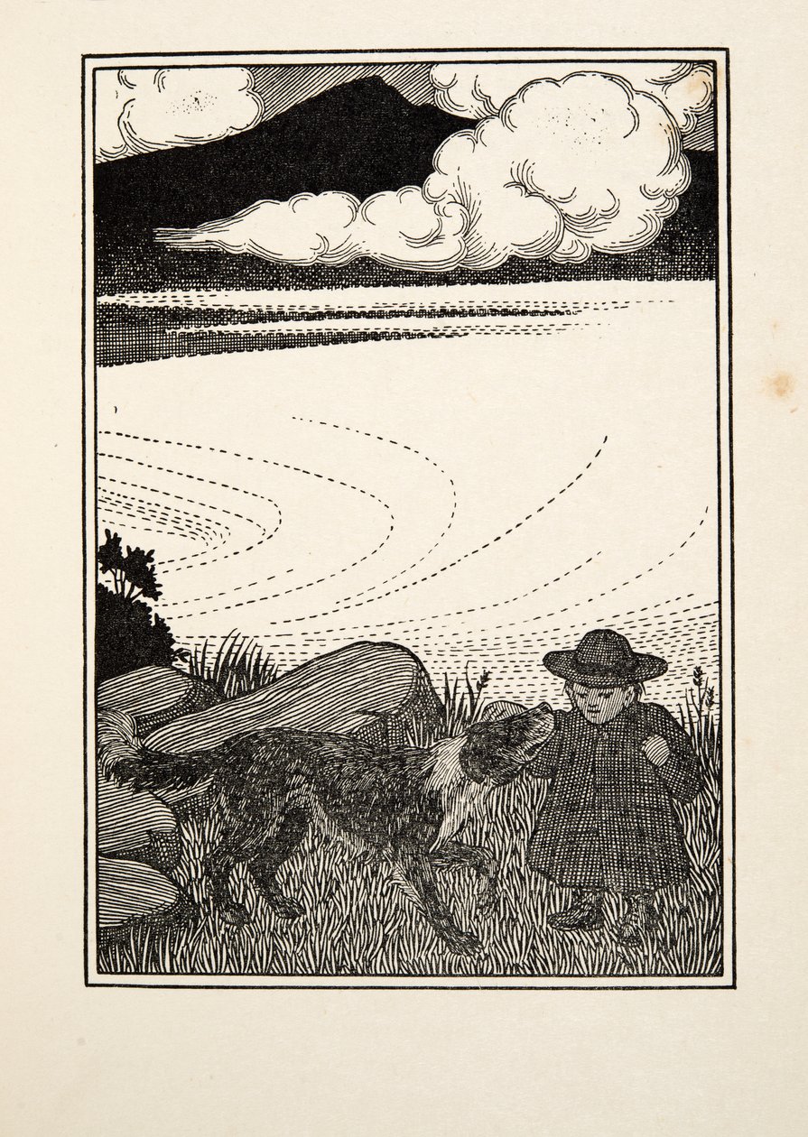 Ett räddat barn, från Hundra anekdoter av djur, pub. 1924 av Percy J. Billingshurst