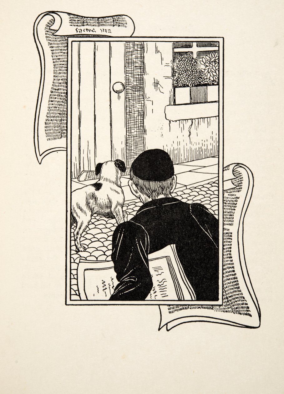 A Newsman Extraordinary, från A Hundred Anecdotes of Animals, pub. 1924 av Percy J. Billingshurst