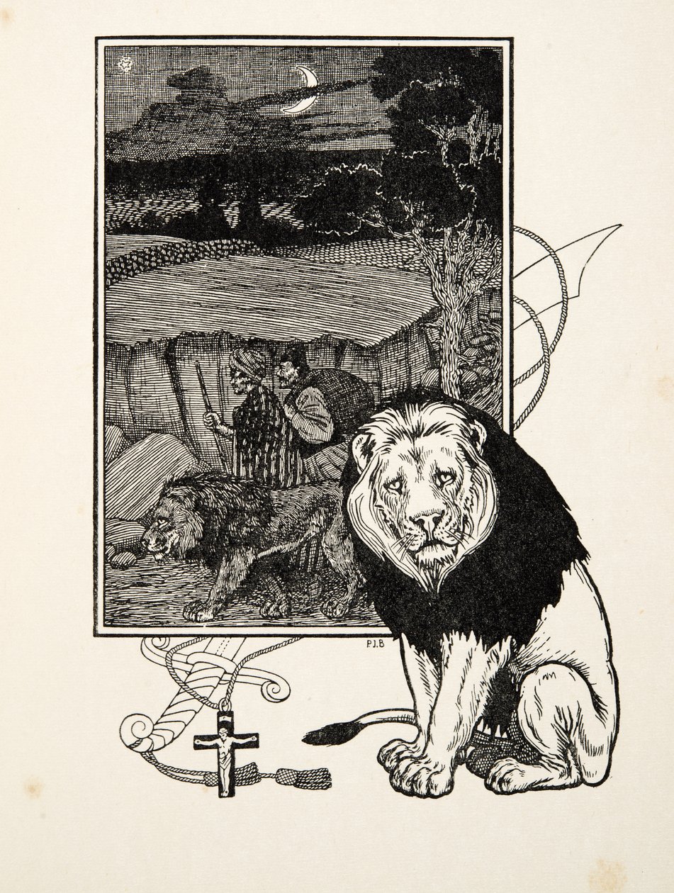 A Providential Safe Conduct, från A Hundred Anecdotes of Animals, pub. 1924 av Percy J. Billingshurst
