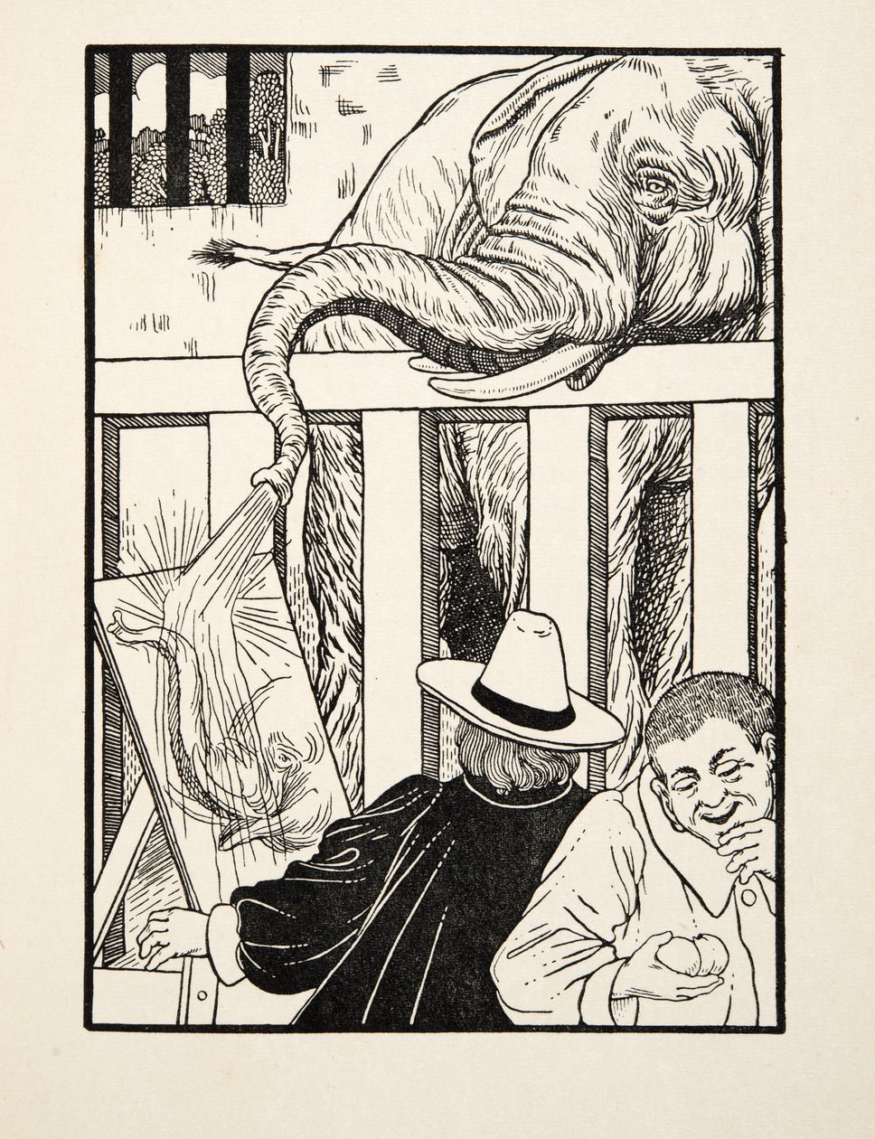 En känsla av förlöjligande, från A Hundred Anecdotes of Animals, pub. 1924 av Percy J. Billingshurst