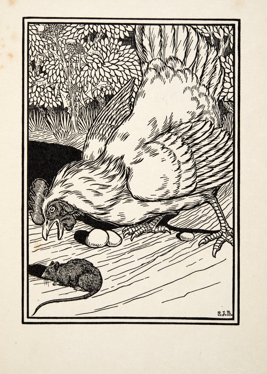 A Strange Mouser, från A Hundred Anecdotes of Animals, pub. 1924 av Percy J. Billingshurst