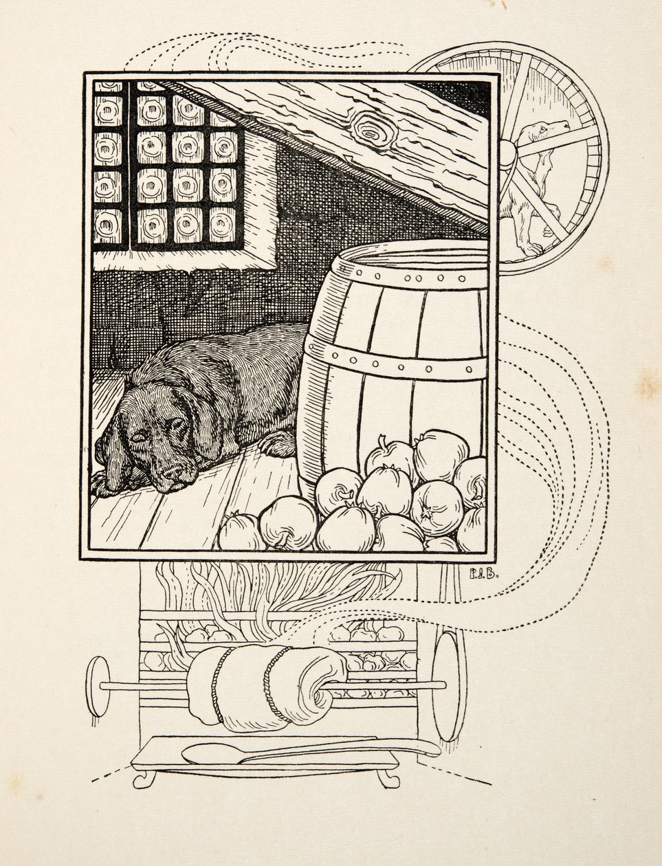 Are Beasts Mere Machines?, från A Hundred Anecdotes of Animals, pub. 1924 av Percy J. Billingshurst