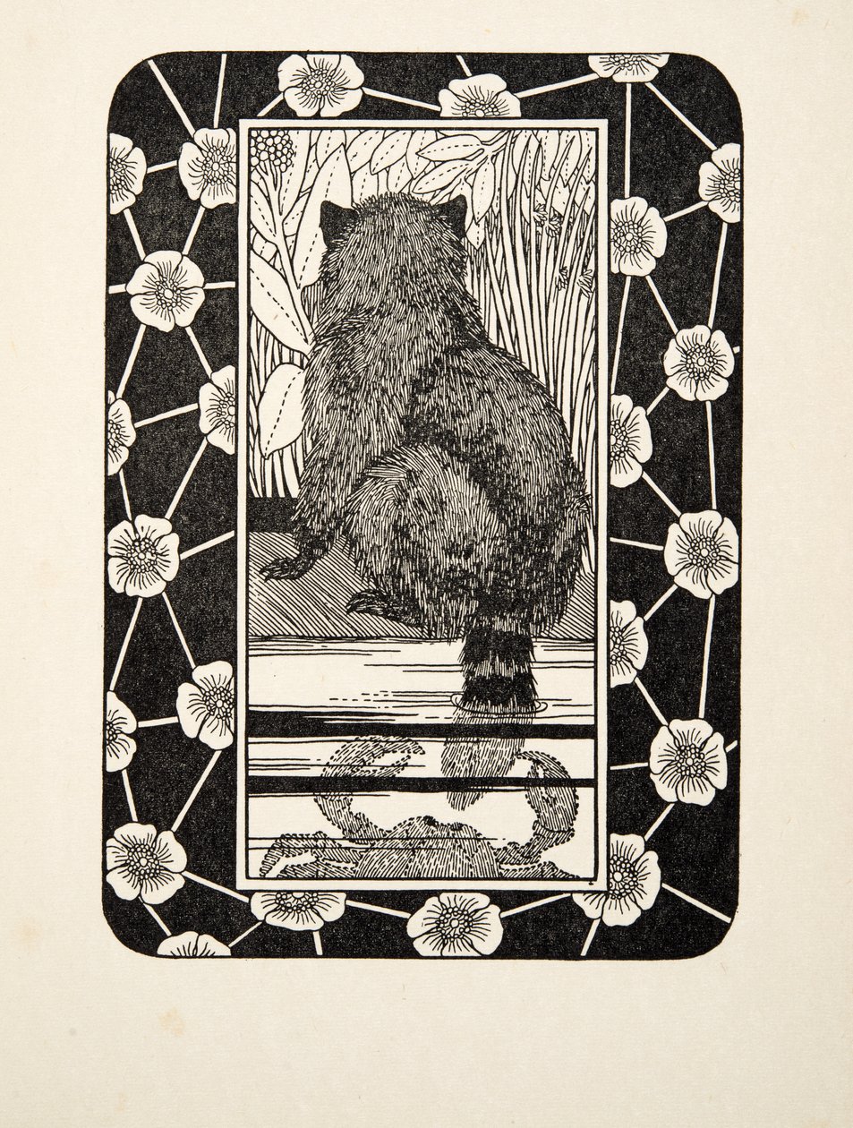 Krabbfiske, från Hundra anekdoter av djur, pub. 1924 av Percy J. Billingshurst