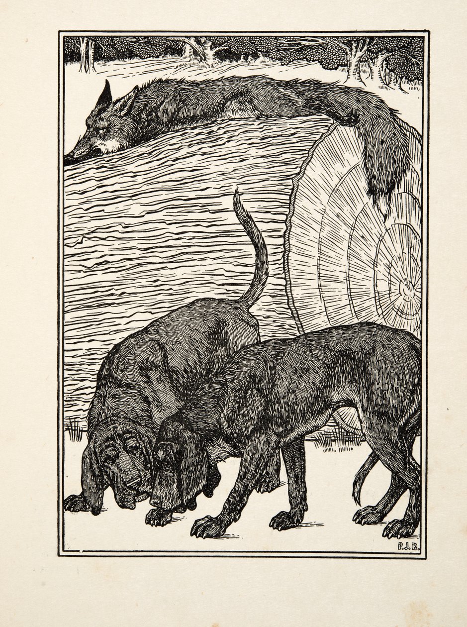 Cunning as a Fox, från A Hundred Anecdotes of Animals, pub. 1924 av Percy J. Billingshurst