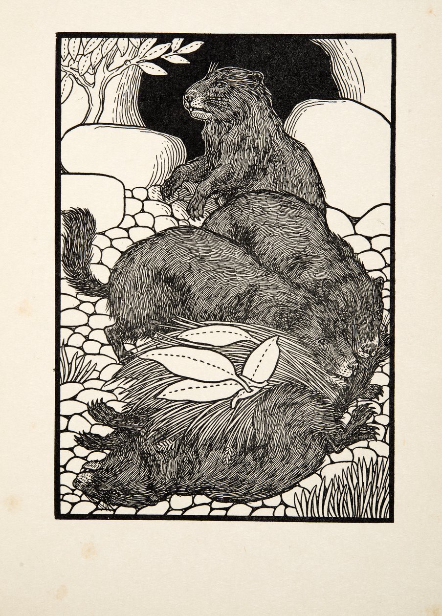 Labour Division, från A Hundred Anecdotes of Animals, pub. 1924 av Percy J. Billingshurst