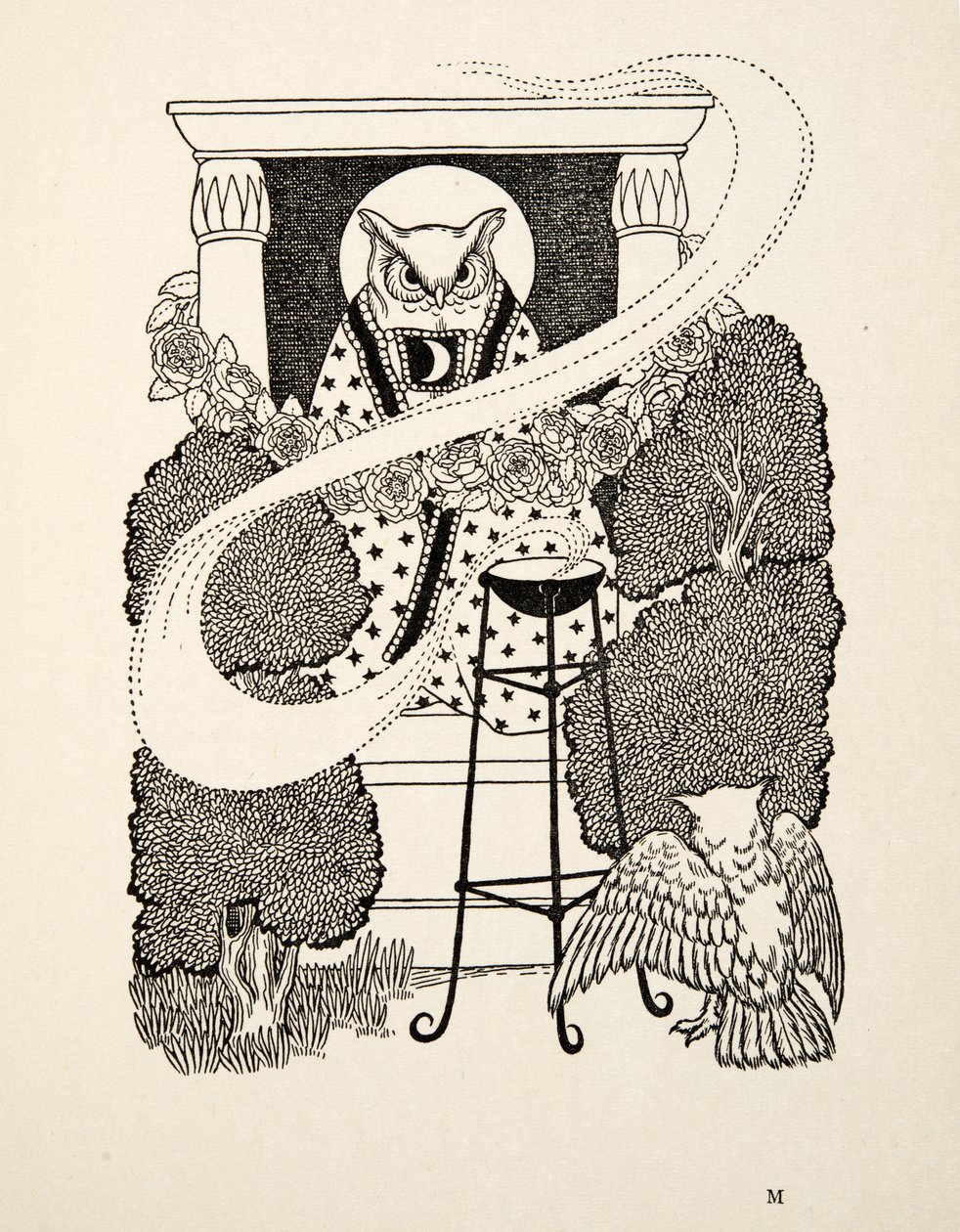 Escape of Genghis Khan, från A Hundred Anecdotes of Animals, pub. 1924 av Percy J. Billingshurst
