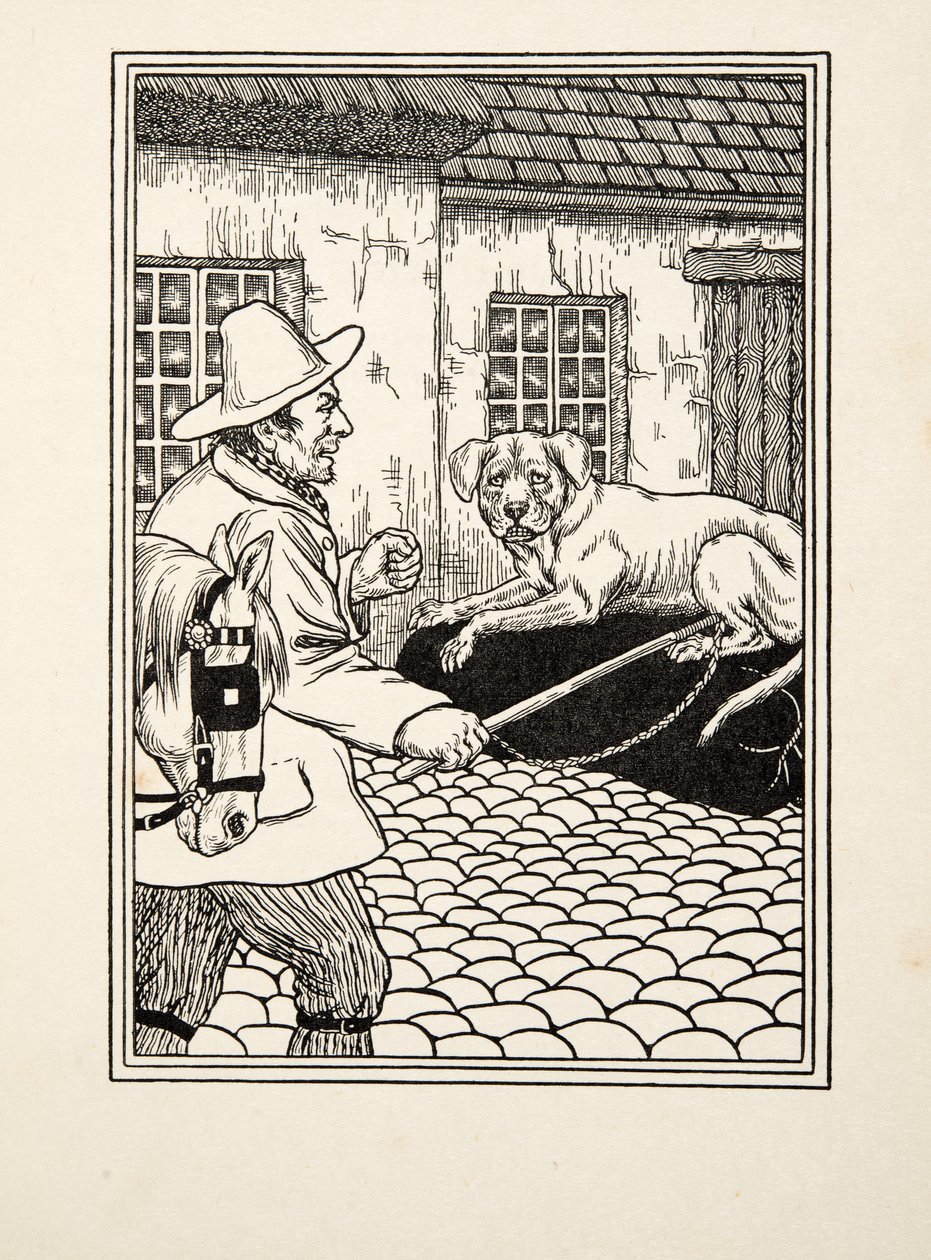 Orörlig trohet, från Hundra anekdoter av djur, pub. 1924 av Percy J. Billingshurst