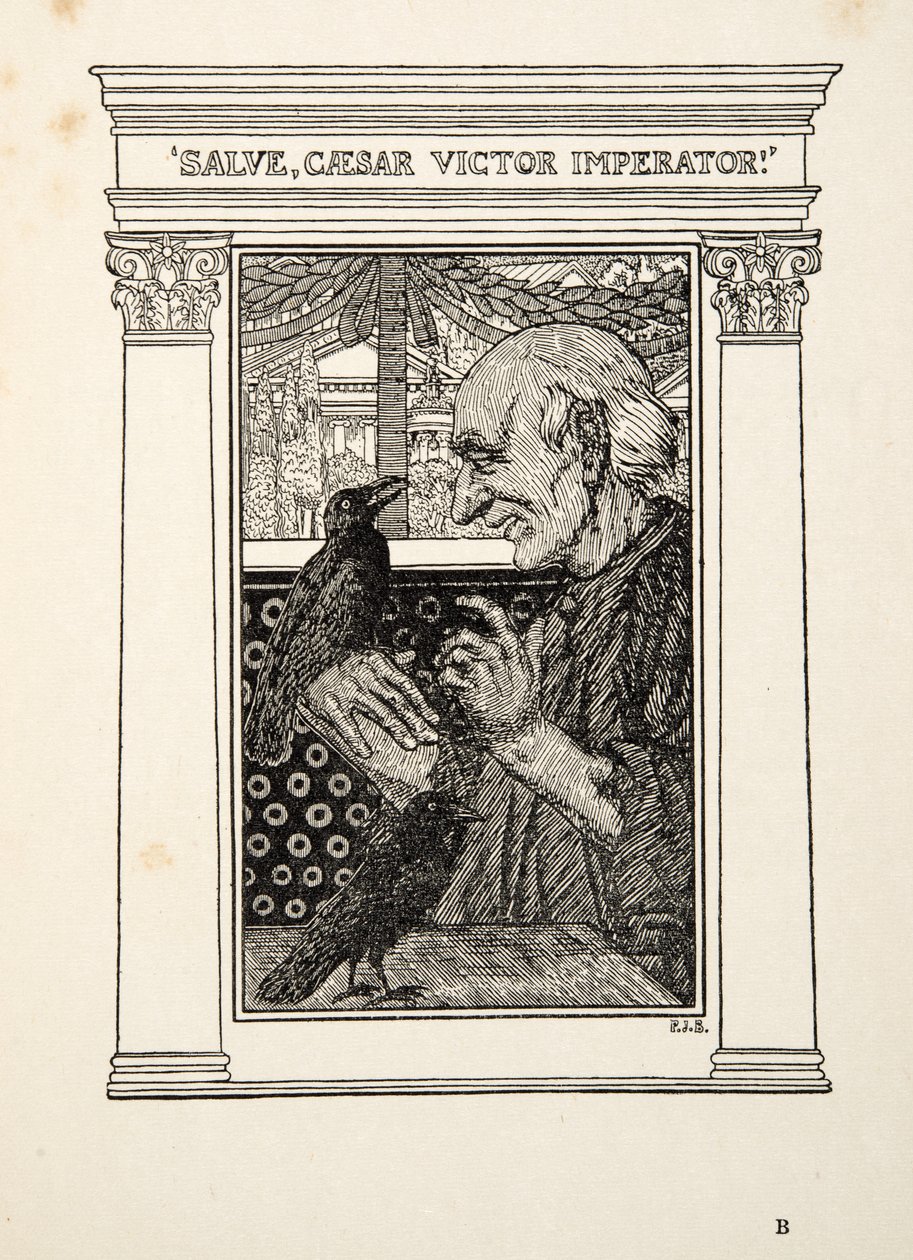 Säkerställande, från A Hundred Anecdotes of Animals, pub. 1924 av Percy J. Billingshurst