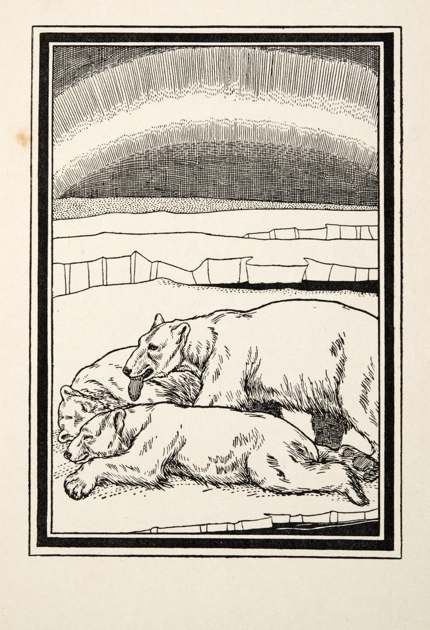 Maternal tillgivenhet, från Hundra anekdoter av djur, pub. 1924 av Percy J. Billingshurst
