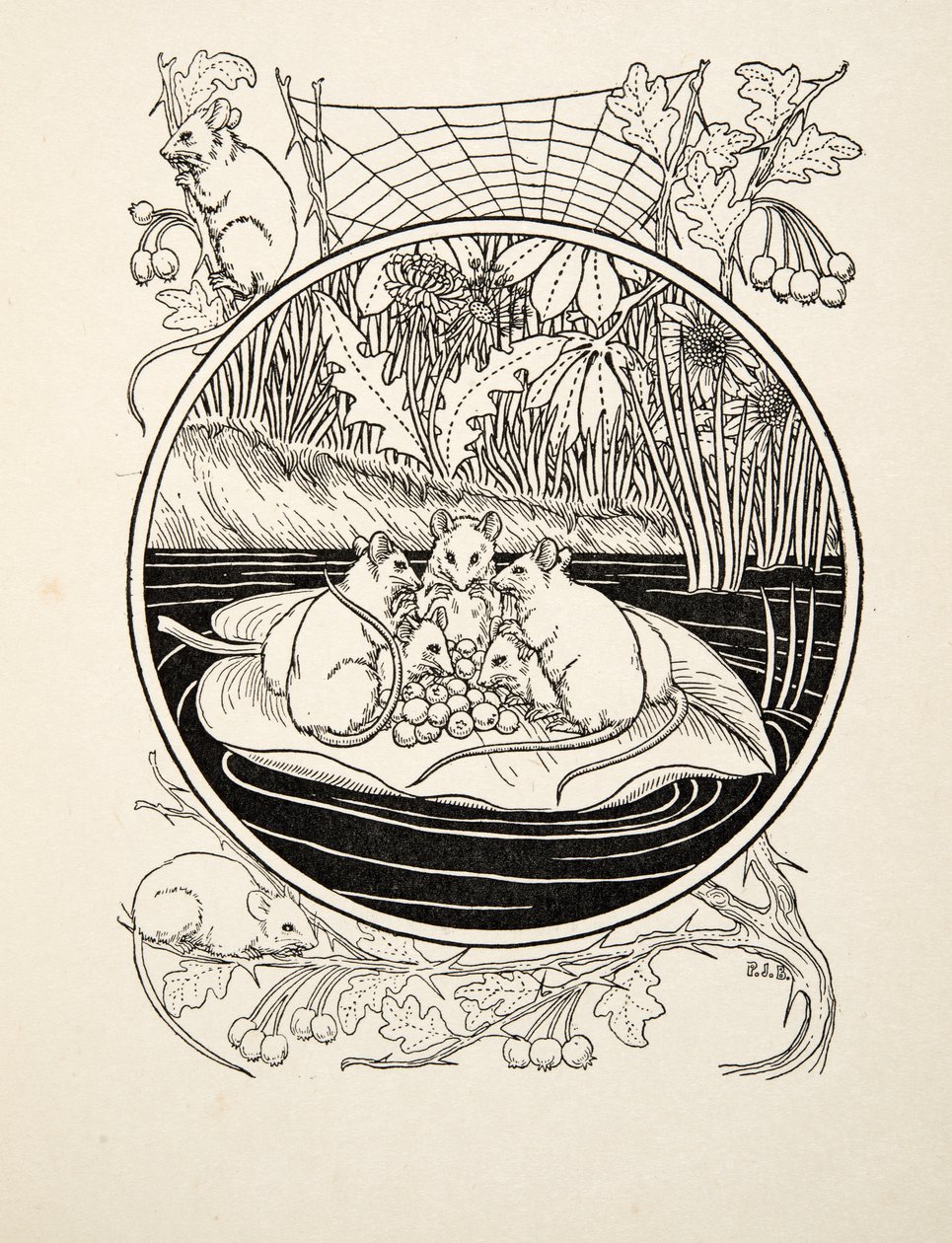 Möss som navigatorer, från A Hundred Anecdotes of Animals, pub. 1924 av Percy J. Billingshurst