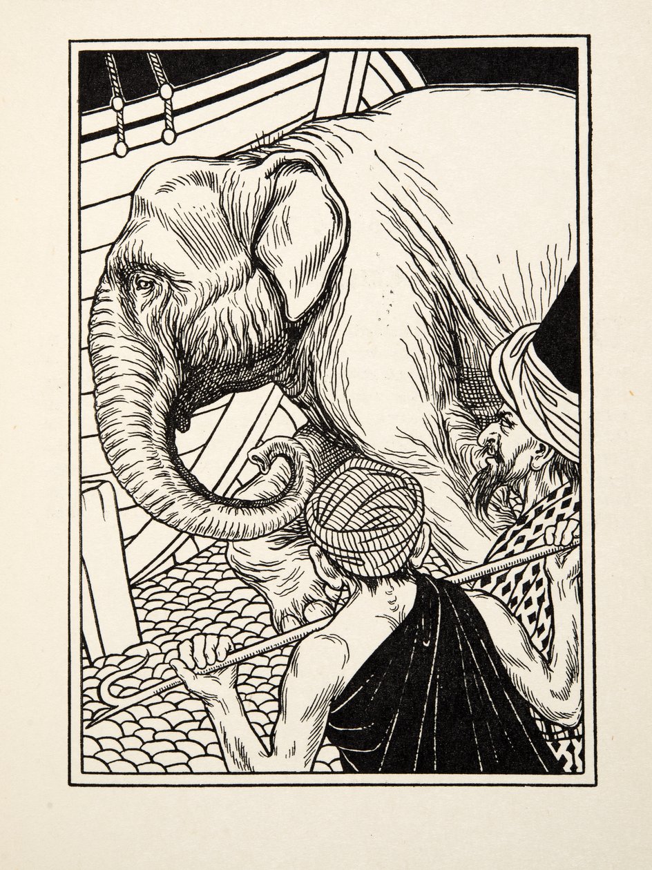 Noble Perseverance, från A Hundred Anecdotes of Animals, pub. 1924 av Percy J. Billingshurst