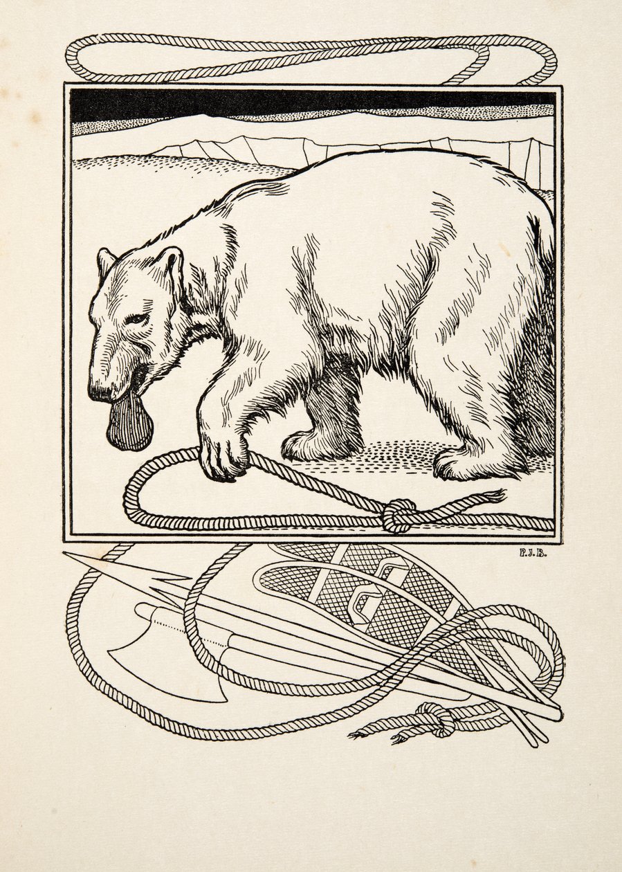 Sagacious Bruin, från A Hundred Anecdotes of Animals, pub. 1924 av Percy J. Billingshurst