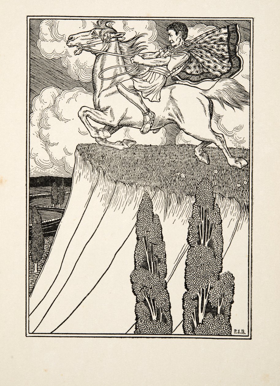 Antiochus Revengeds död, från Hundra anekdoter av djur, pub. 1924 av Percy J. Billingshurst