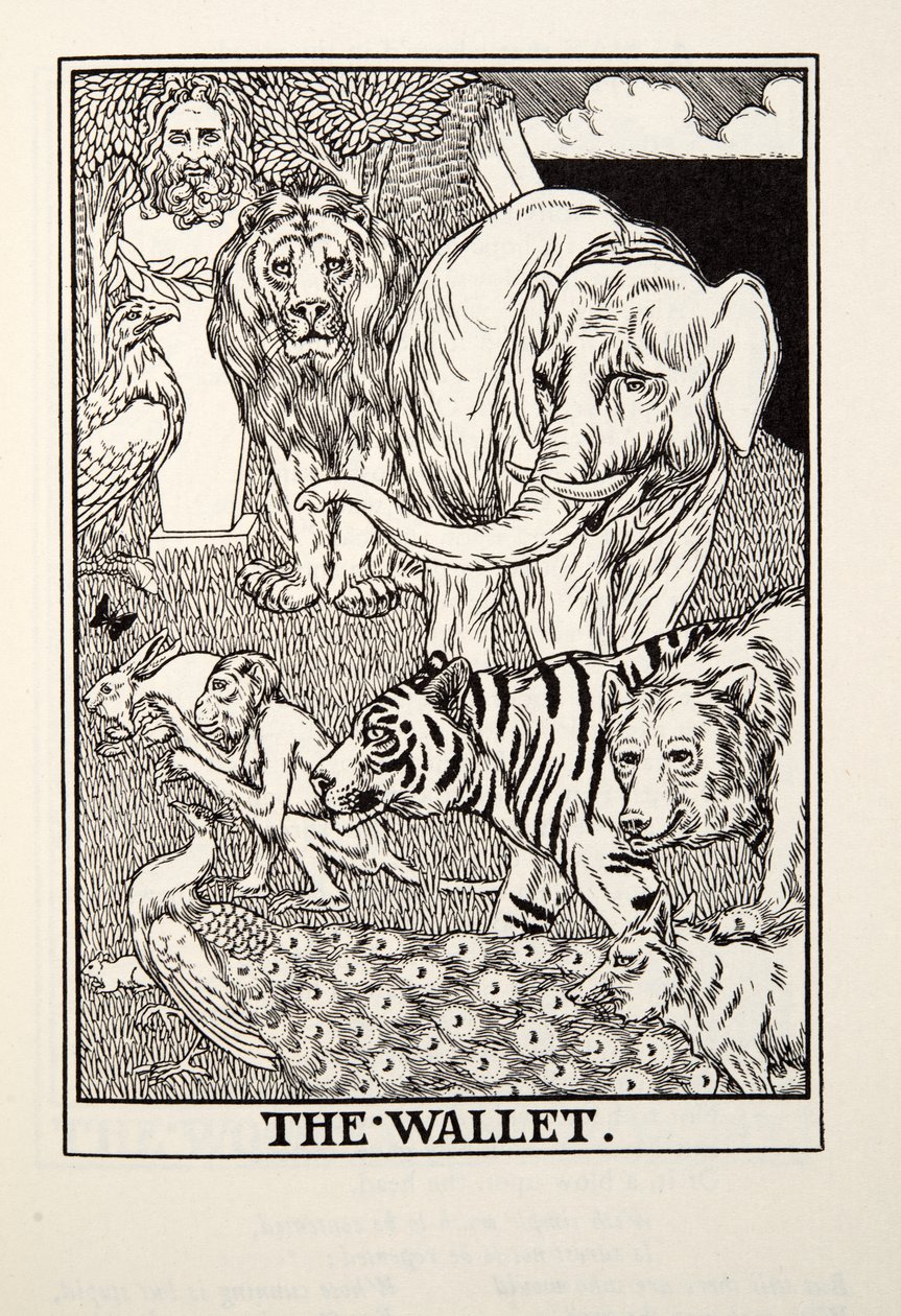 The Wallet, från Fontaine Fables, pub. 1905 av Percy J. Billingshurst