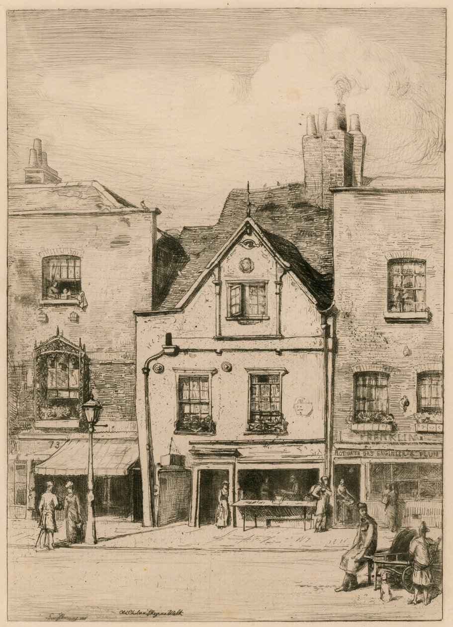 Chelsea (gravyr) av Percy Thomas