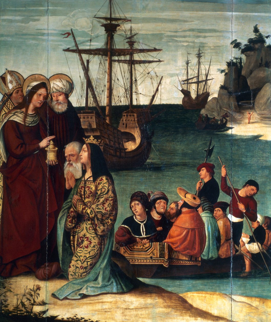 Predikning av Santa Magdalena i Marseille, 1526 av Pere Mates