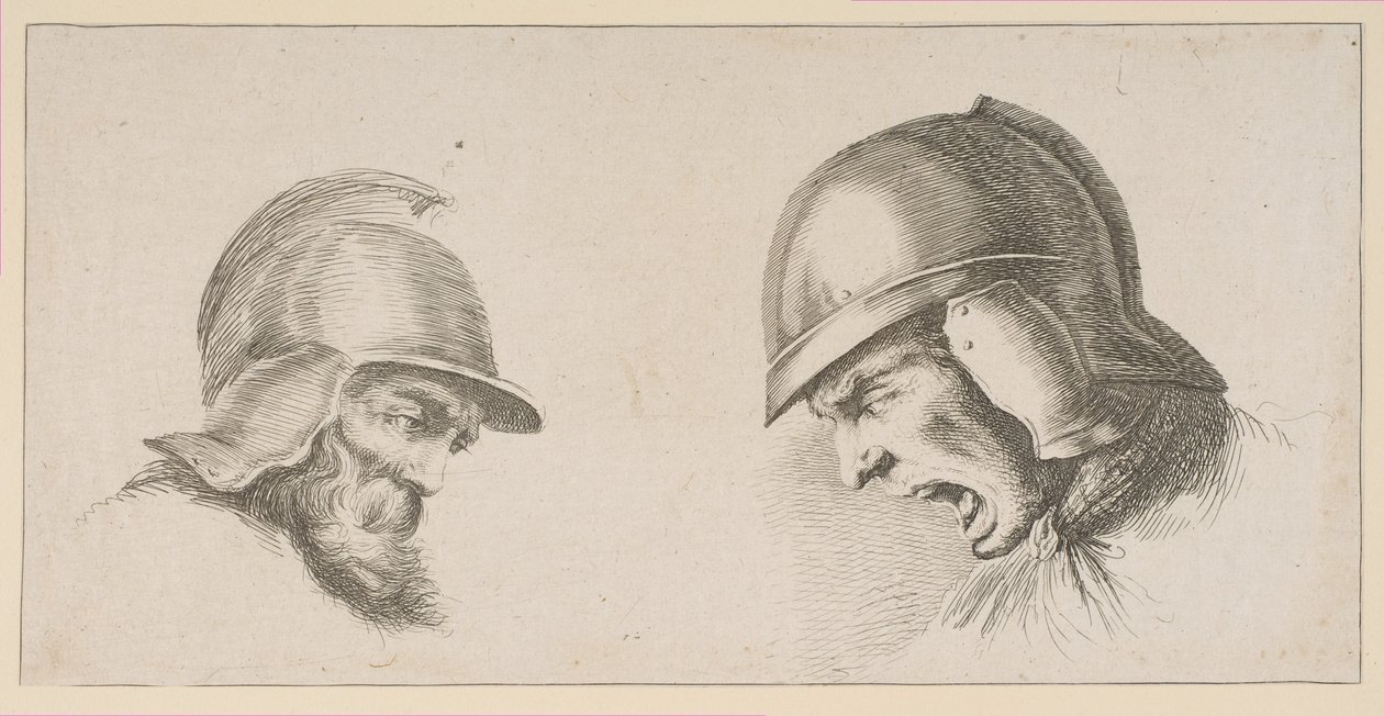 Två chefer för gamla soldater, efter 1641. av Peregrine Lovell